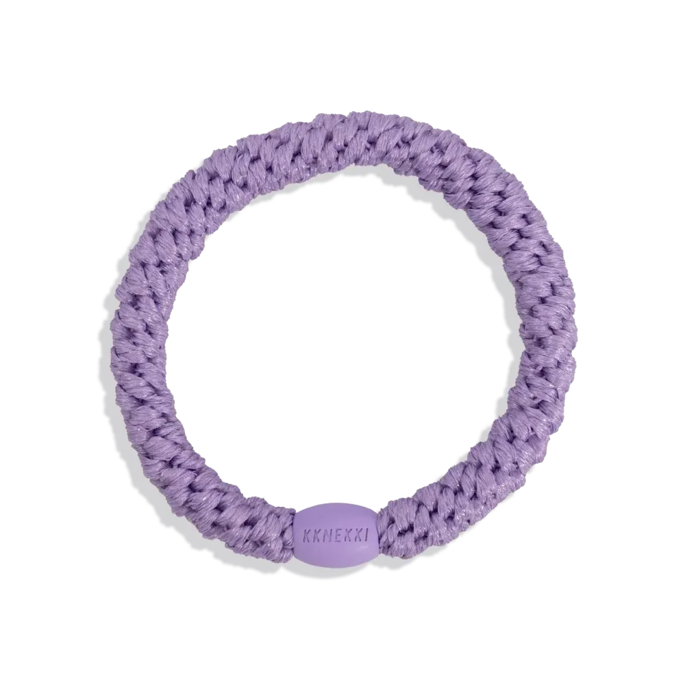 Elastico Capelli Kknekki Violet Glitter – Morbido, Resistente e Brillante