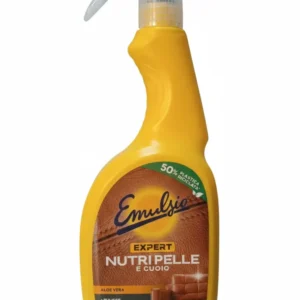 Emulsio Ravviva | Detergente Specialistico per Pelle e Cuoio | Con Estratti di Aloe Vera | Pulisce, Ravviva e Protegge | F...