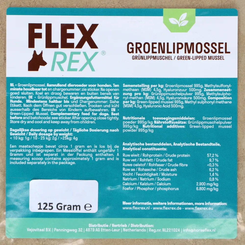 Flexrex Polvere di cozza dalle labbra verdi