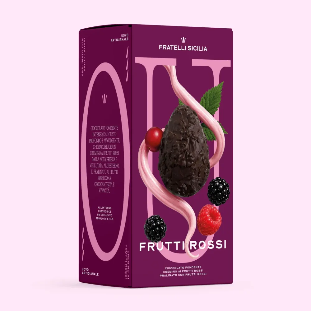 Fratelli Sicilia Uovo Pralinato ai Frutti Rossi