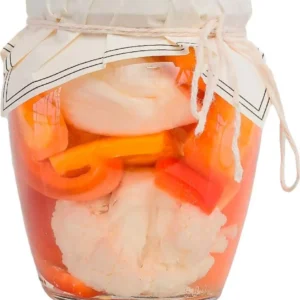 Giardiniera di verdure Agrodolce 580ml della Nonna Antonia con Carote Peperoni Rossi Gialli e Verdi Cavolfiori e Finocchi...