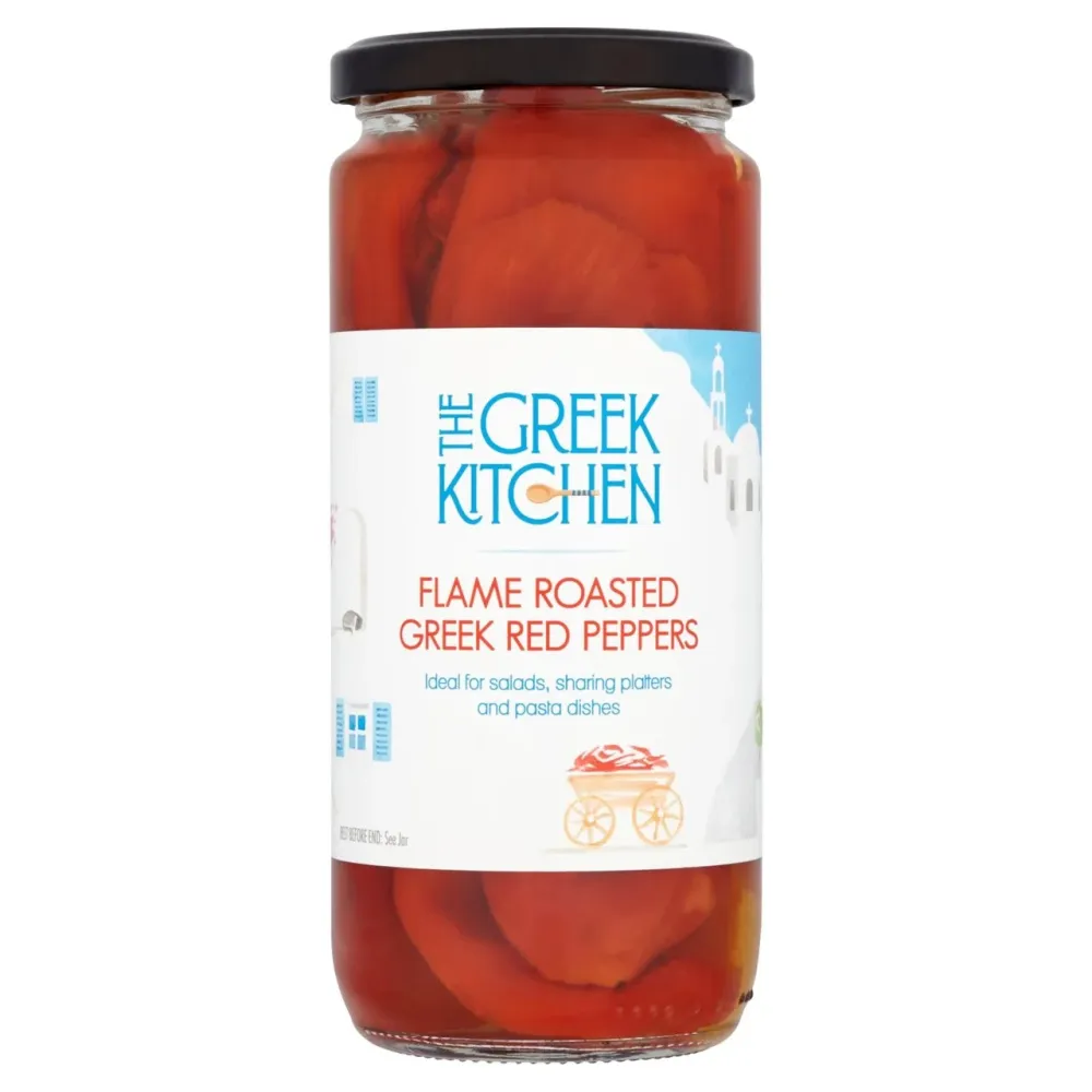 Greek Kitchen Peperoni Rossi Arrostiti alla Fiamma 360g