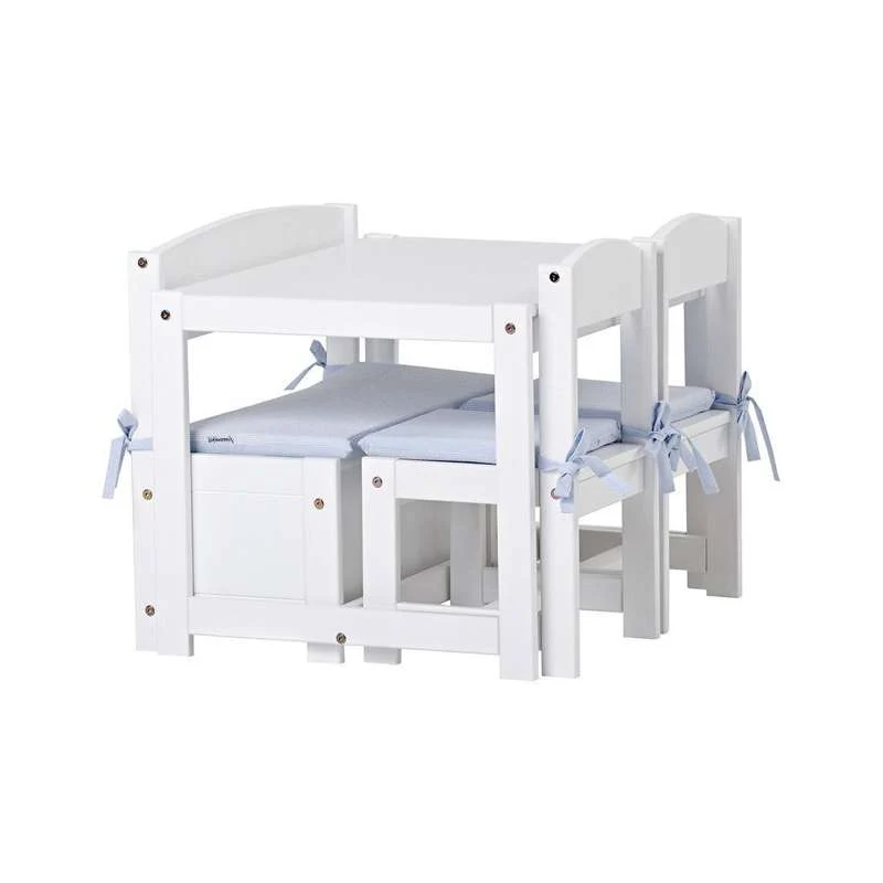 Hoppekids Set di cuscini per MATHILDE Set per bambini - Azzurro chiaro