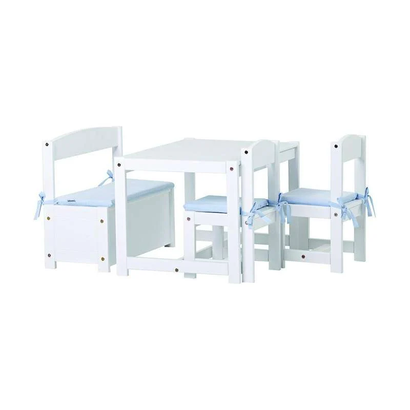 Hoppekids Set di cuscini per MATHILDE Set per bambini - Azzurro chiaro