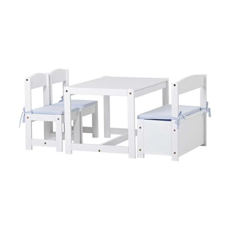 Hoppekids Set di cuscini per MATHILDE Set per bambini - Azzurro chiaro