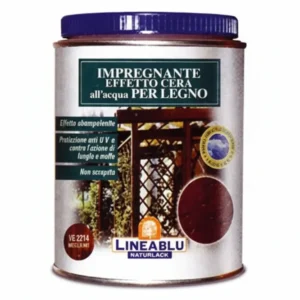 Impregnante All'Acqua Effetto Cera Per Legno Per Esterno Hi 2217 Teak/Larice Ml.750 Sayerlack