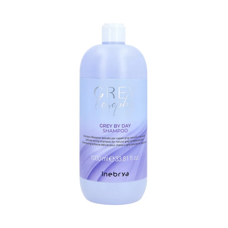 INEBRYA GREYLOSOPHY GREY DAY Shampoo detergente delicato per capelli grigi e decolorati 1000ml
