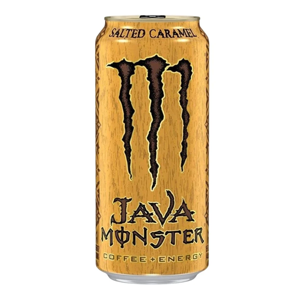 Java Monster Salted Caramel, energy drink al caffe e caramello da 444ml