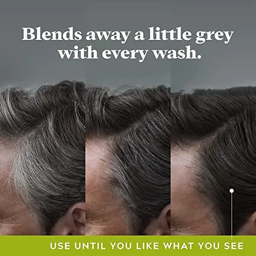 Just Men Control GX Grey Reducing Shampoo per capelli grigi e nuova formula migliorata tutte le da ml tonalità