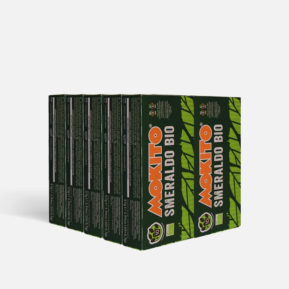 Kit 100 Capsule 100% Compostabili SMERALDO BIO