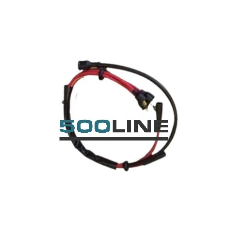 Kit Cavi candele Accensione Rossi Fiat 500 F L R & 126 Alta Qualità bobina SX