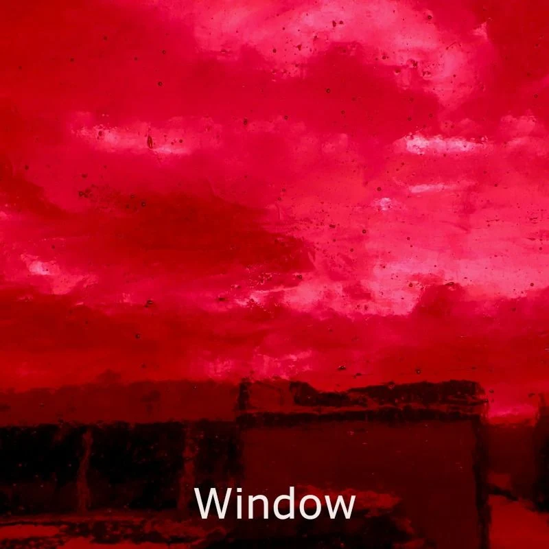 Lastra Di Vetro Rosso Ciliegia Brillante