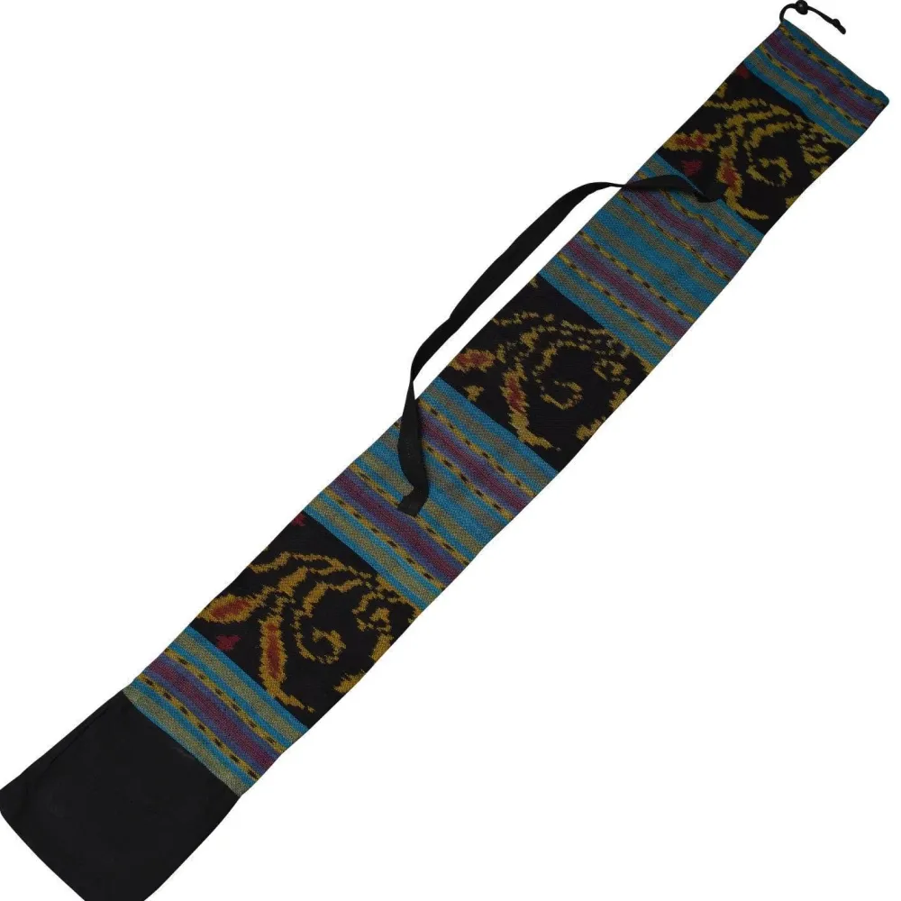 Legno di teak Didgeridoo 130cm – Con DVD, Cera d'api e Borsa Fatta Mano