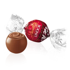 Lindt lindor rossi cioccolato al latte confezione 100g