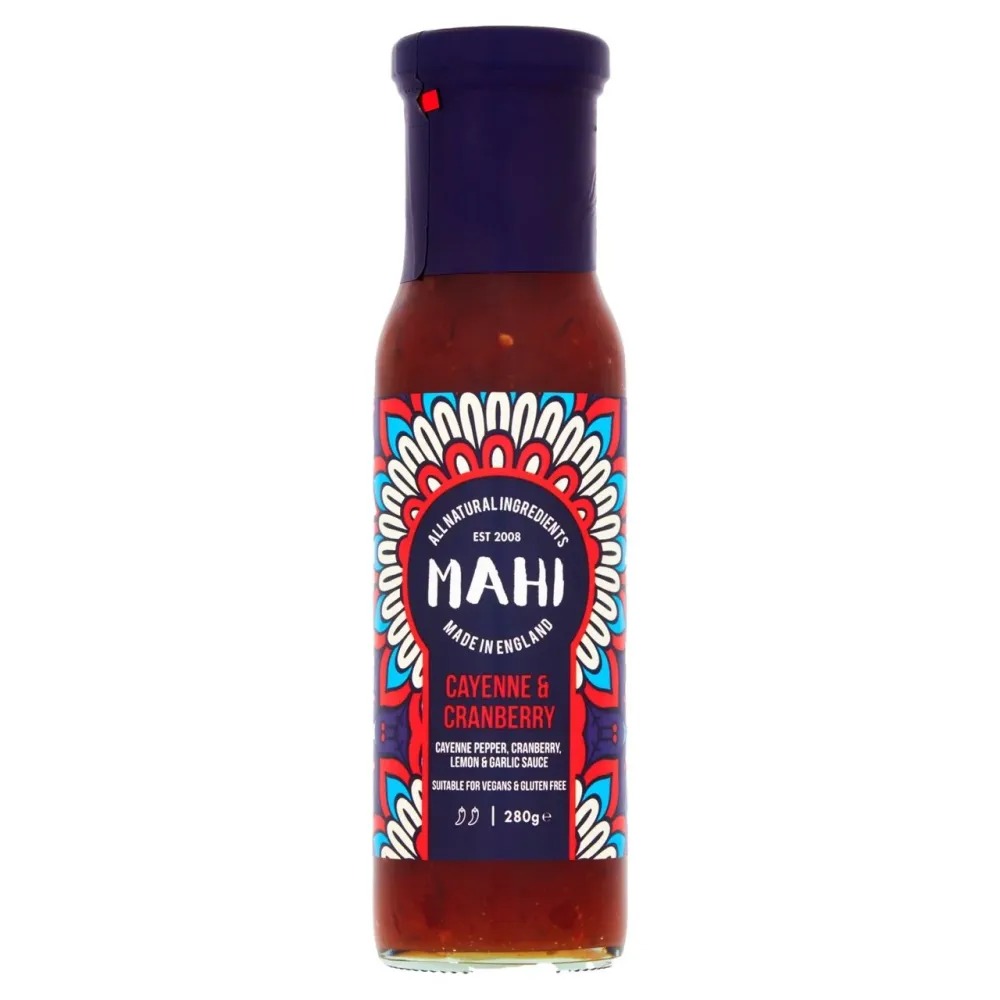 MAHI Salsa di Cayenna e Mirtilli Rossi 280ml