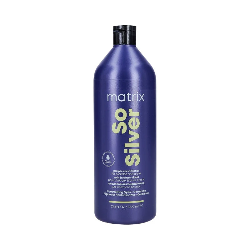 MATRIX TOTAL RESULTS COLOR OBSESSED SO SILVER Conditioner per capelli biondi e grigi 1000ml