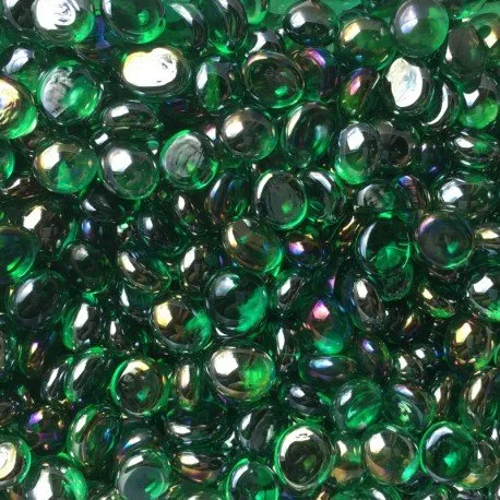 Mini Gocce di Vetro 9-13mm Diamante Smeraldo