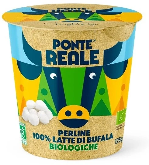 Mini mozzarella di bufala (Perline) Biologica 125 g PONTE REALE