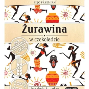Mirtilli rossi al cioccolato senza zucchero senza glutine 100g CINQ CHANGEMENTS