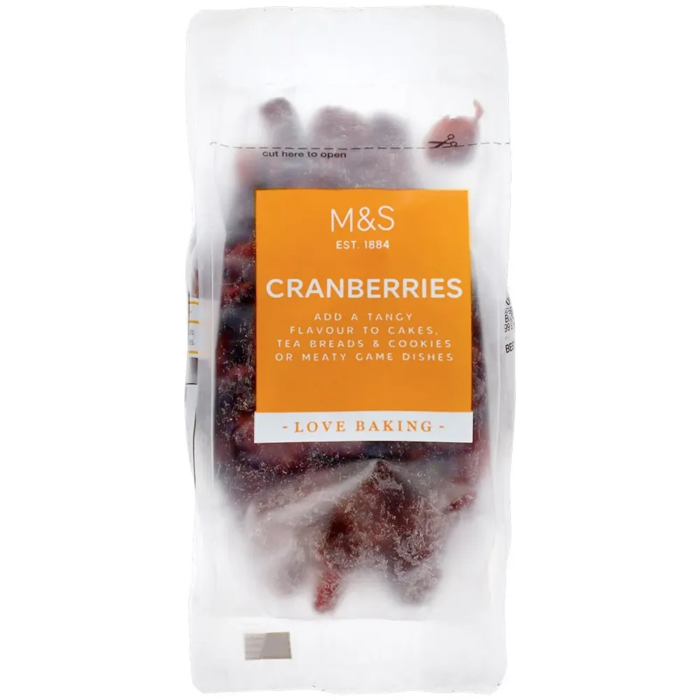 Mirtilli rossi secchi M&S 100g