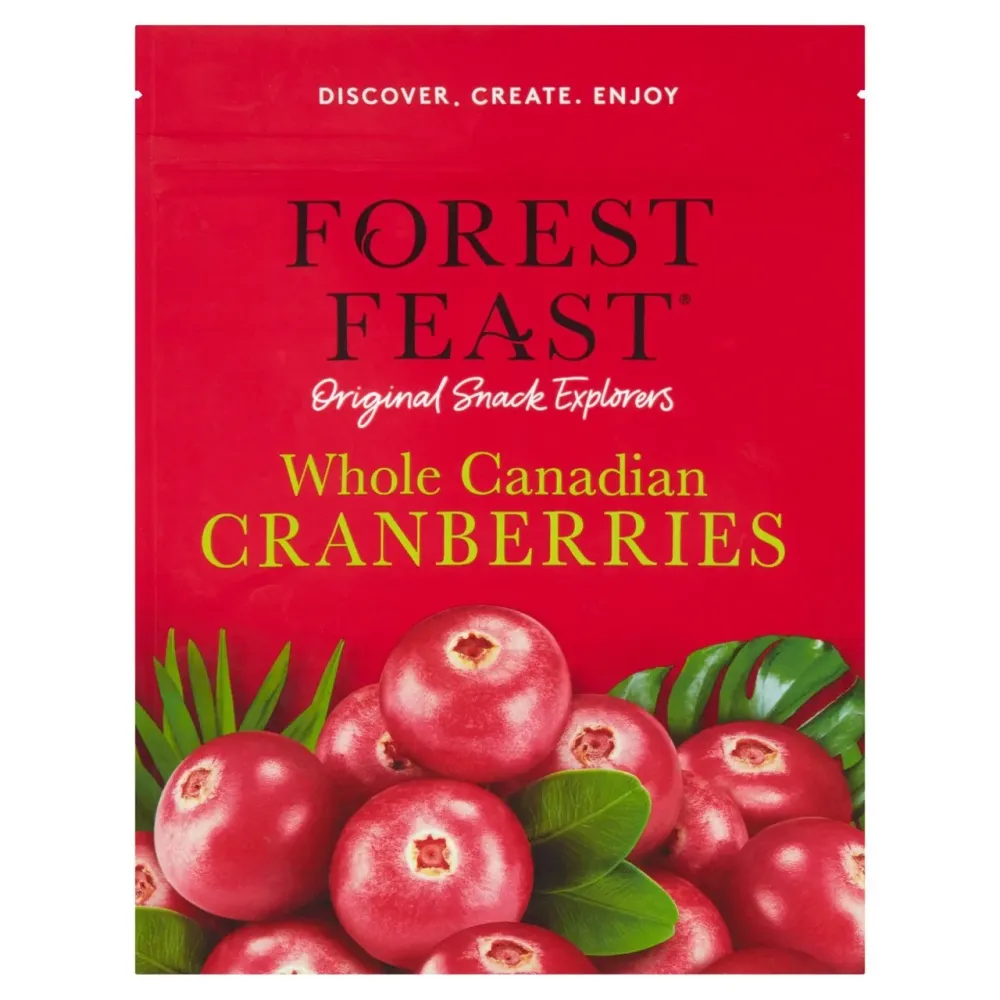 Mirtilli rossi secchi interi di Forest Feast 170g