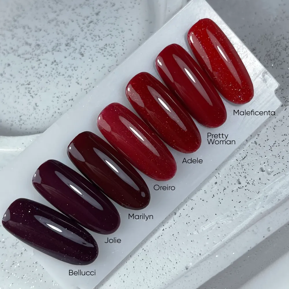 NAILSOFTHEDAY Let's special Adele - rosso con smalto gel brillante che copre uno strato, 10 ml