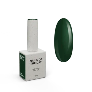 NAILSOFTHEDAY Let's special Green glass — smalto gel color smeraldo per la copertura delle unghie uno strato, 10 ml