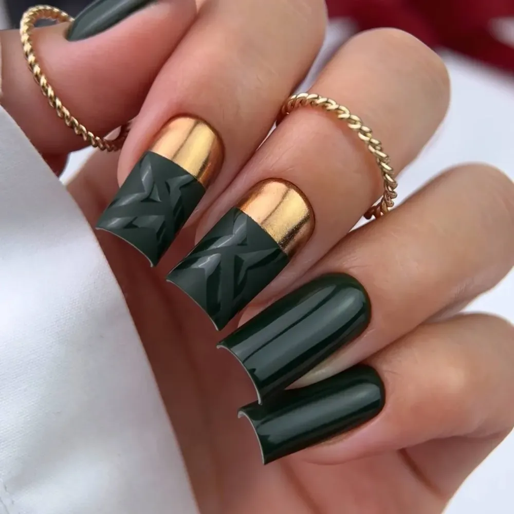 NAILSOFTHEDAY Let's special Green glass — smalto gel color smeraldo per la copertura delle unghie uno strato, 10 ml