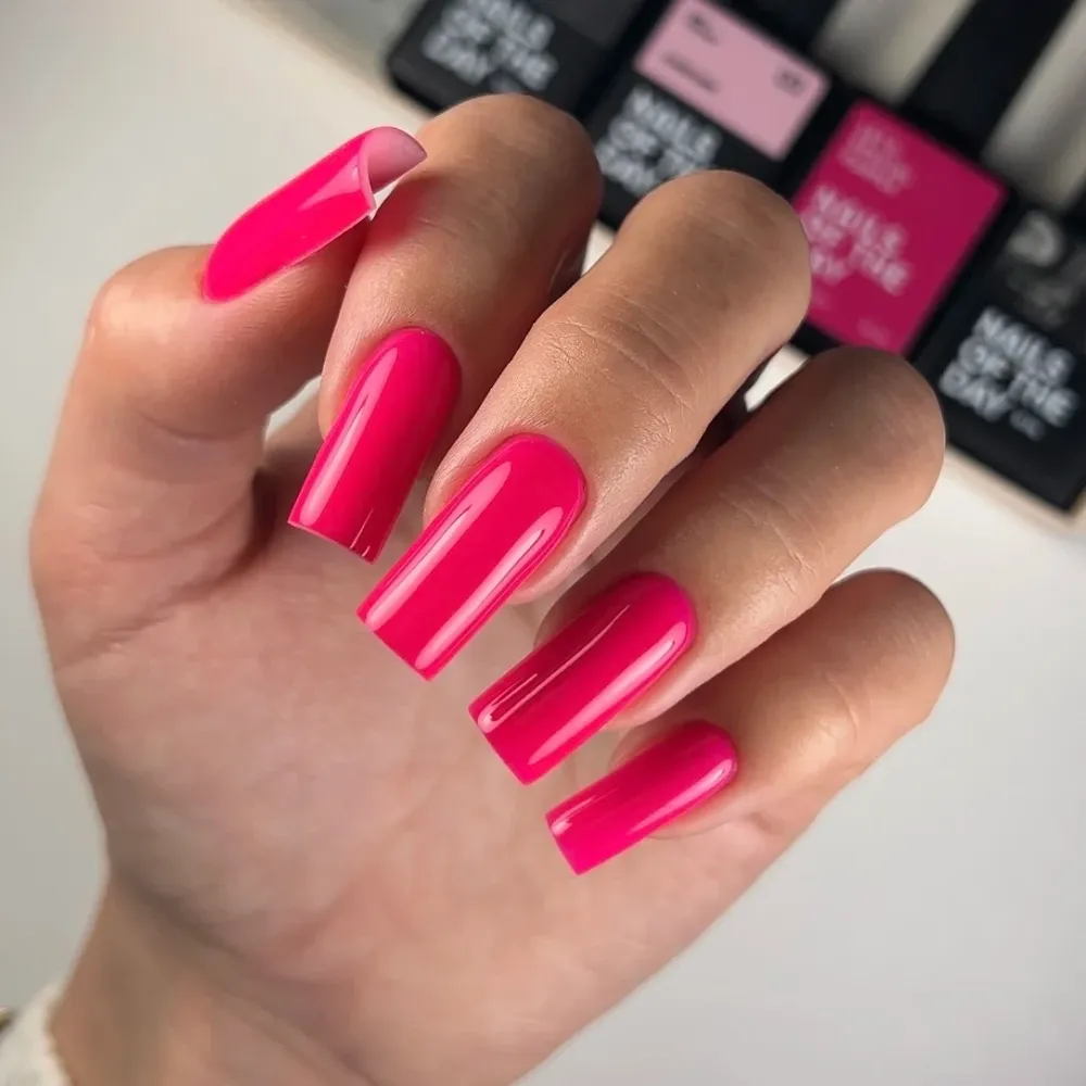 NAILSOFTHEDAY Let's special Purple - uno speciale smalto gel rosa brillante sovrapposto uno strato, 10 ml