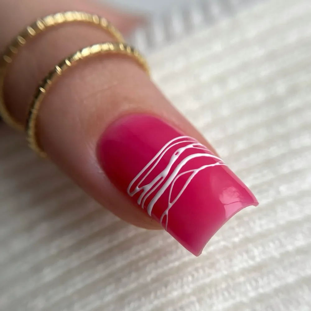 NAILSOFTHEDAY Neon top 03 – top rosa brillante senza strato adesivo per unghie, 10 ml