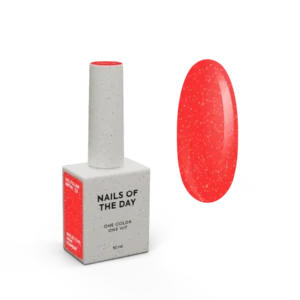 NAILSOFTHENIGHT Let's special Britni - Smalto per unghie gel cremisi brillante con riflessi riflettenti/glitter rosso...