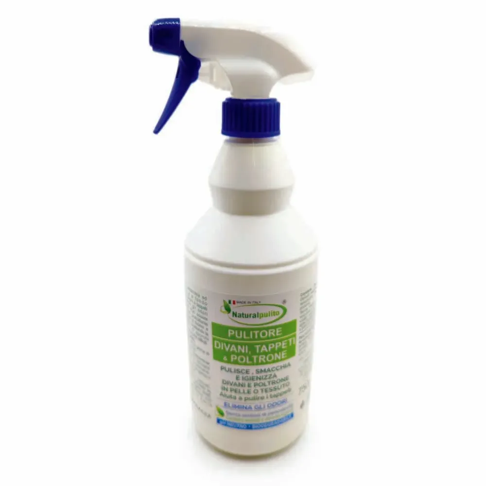 Naturalpulito Detergente per divani e tappezzeria 750 ml. aroma Naturale