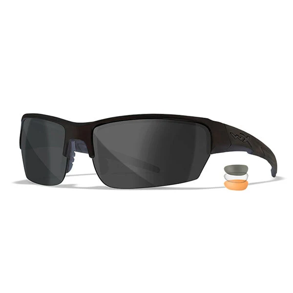 Occhiali da sole WILEY-X WX SAINT, grigio/trasparente/arancione brillante