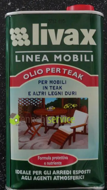 Olio nutriente per legno teak 1 lt Nuncas