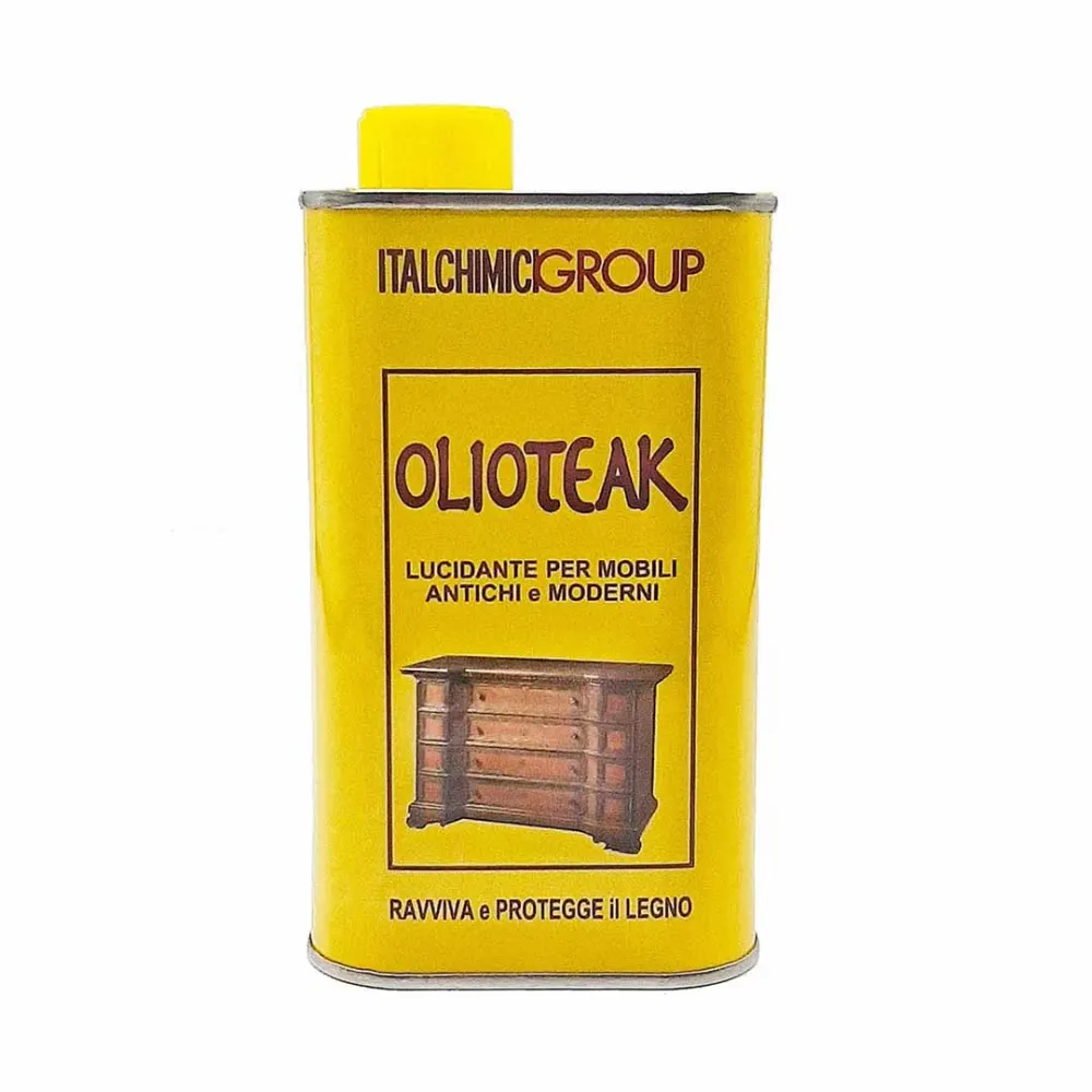 Olio Teak olio lucidante per mobili legno 500 ml. Italchimici Group