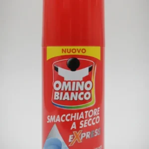 Omino Bianco Smacchiatore Secco Express Spray 125ml | Rimuove Macchie di Unto, Olio e Pesto Senza Lavaggio | Formula Anti-...