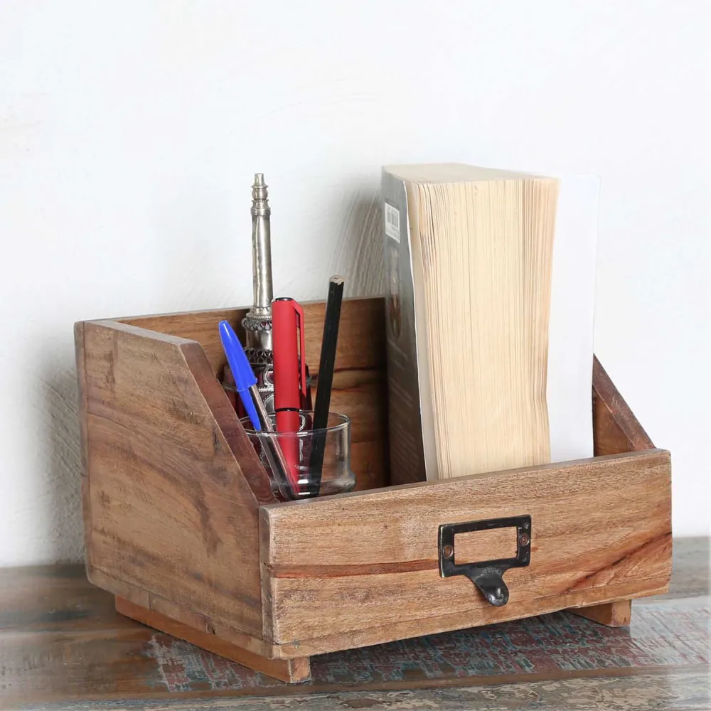 Organizer da scrivania – Teak