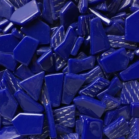 Ottoman Puzzle Blu Reale