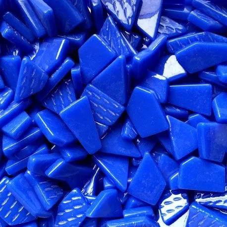 Ottoman Puzzle Brillante Blu