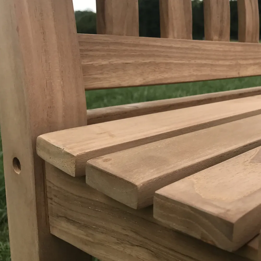 Panchina da giardino teak 180 cm | Bretagna | spessore gambe 4 cm | Tekora