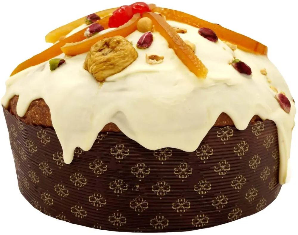 Panettone Artigianale “ciauru Di Sicilia” Con Fichi Cioccolato Pistacchio E Nocciole Italiano di Sicilia Dolce Tipico Nata...