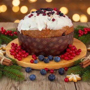 Panettone Artigianale Ai Frutti Di Bosco 1.2 Kg Panettone Made Italy 100% Sicilia La Bottega Reale