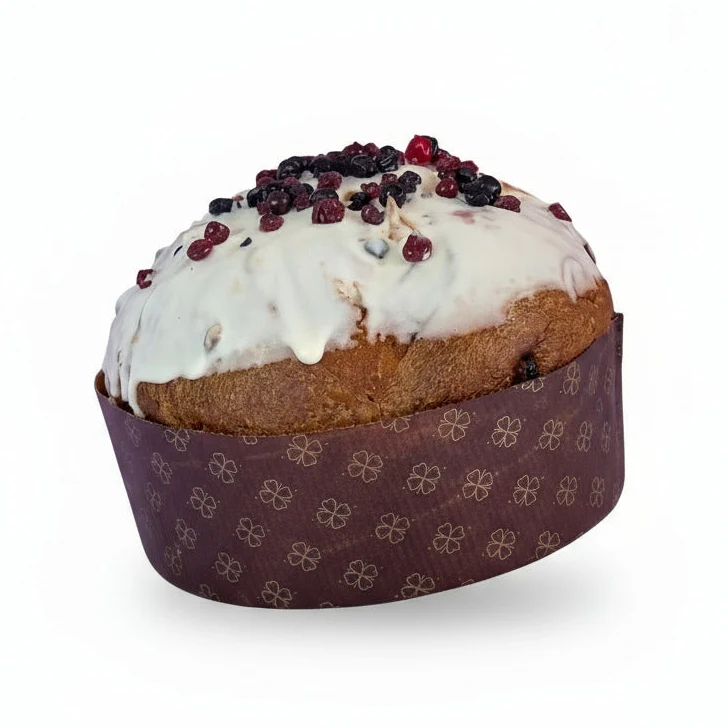 Panettone Artigianale Ai Frutti Di Bosco 1.2 Kg Panettone Made Italy 100% Sicilia La Bottega Reale