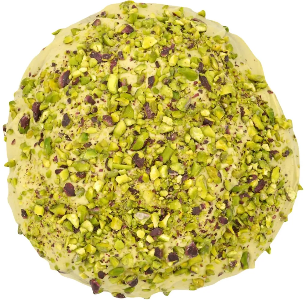 Panettone Al Pistacchio Artigianale Farcito Con Crema Al Pistacchio Nutella Al Pistacchio E Granella 1.2 Kg La Bottega Reale
