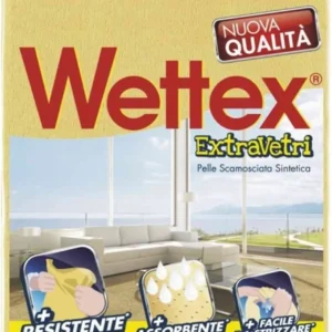 Panno Pelle Scamosciata Sintetica - Wettex extravetri - 35x40