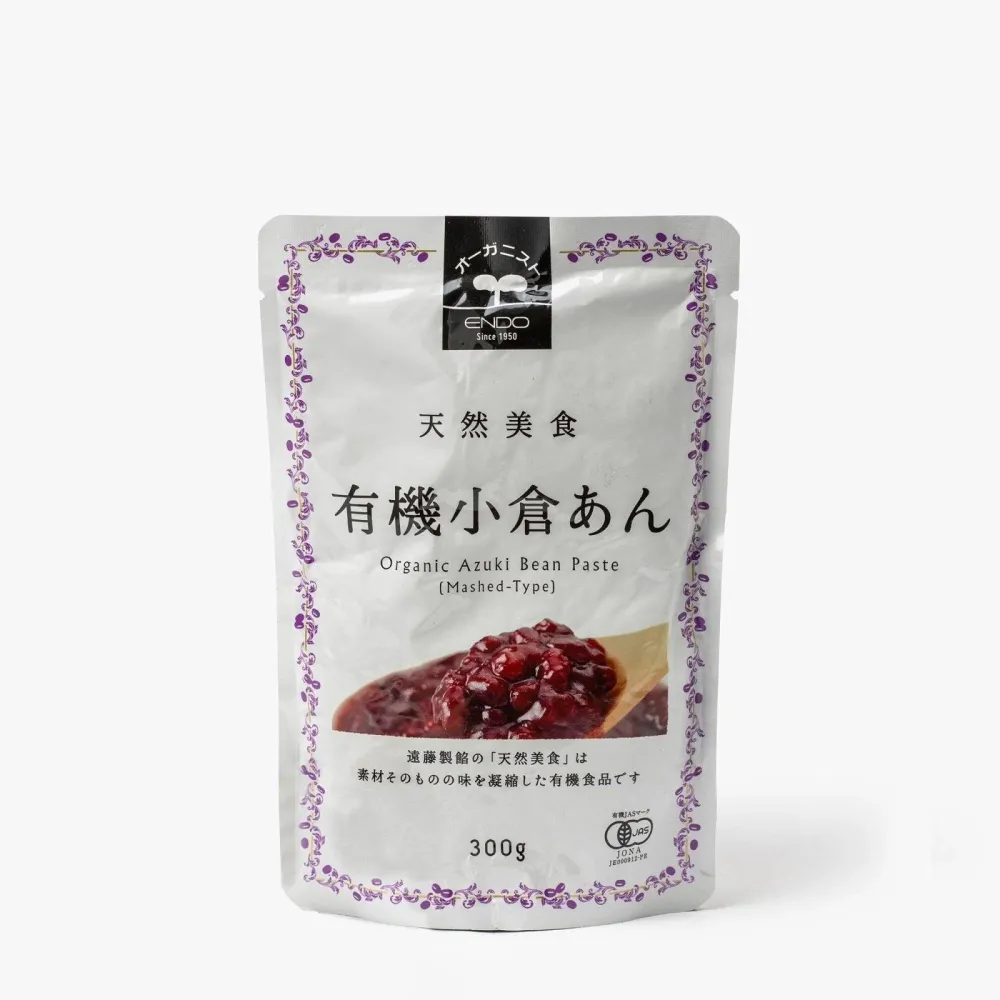 Pasta di fagioli azuki rossi Anko con pezzi ⋅ Endo Seian ⋅ 300 g
