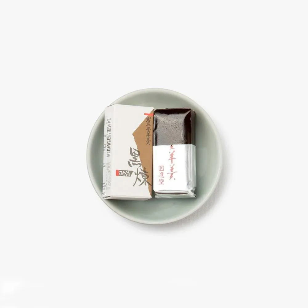 Pasta di fagioli rossi yokan con zucchero nero ⋅ Kaishindo ⋅ 35g