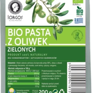Pasta di olive verdi BIO 200g IORGOS