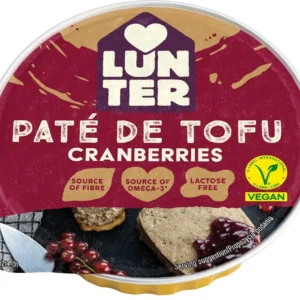 Paté di tofu ai mirtilli rossi 75 g LUNTER