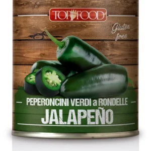 PEPERONCINI VERDI JALAPENO RONDELLE GR. 750 - LATTA - 60787